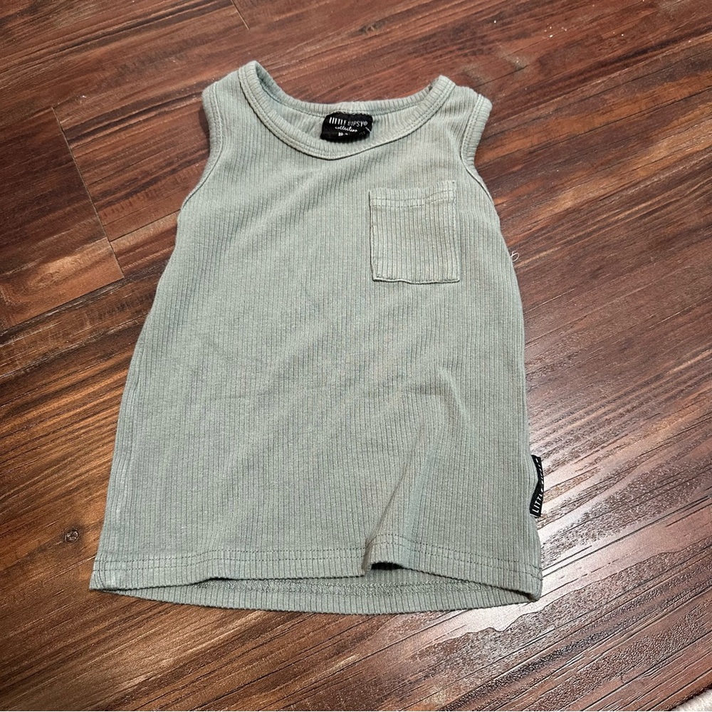 Little Bipsy Green Tank